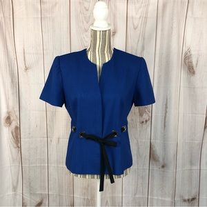 R&K Originals Padded Shoulders Top